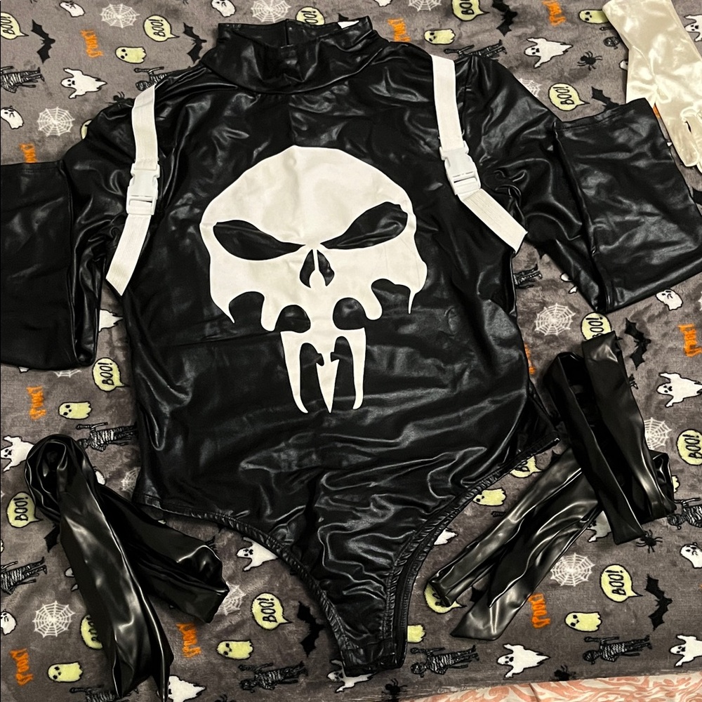 STARLINE LA THE PUNISHER WOMENSWEAR RAVE COSTUME 1XL-2XL - Picture 3 of 15
